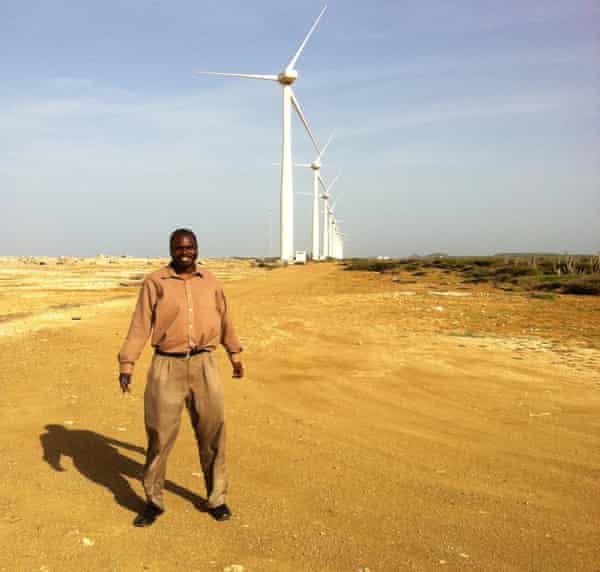 Wind farm in Curacao