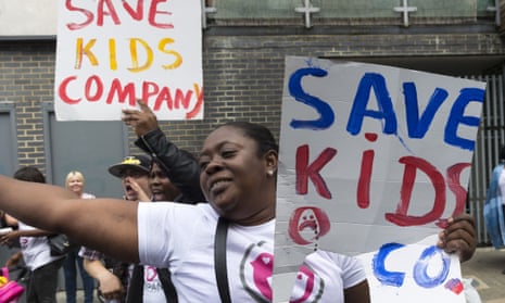 Save Kids Company protest