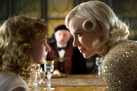 Lyra and Mrs. Coulter from the film version of Philip Pullman's novel, The Golden Compass.