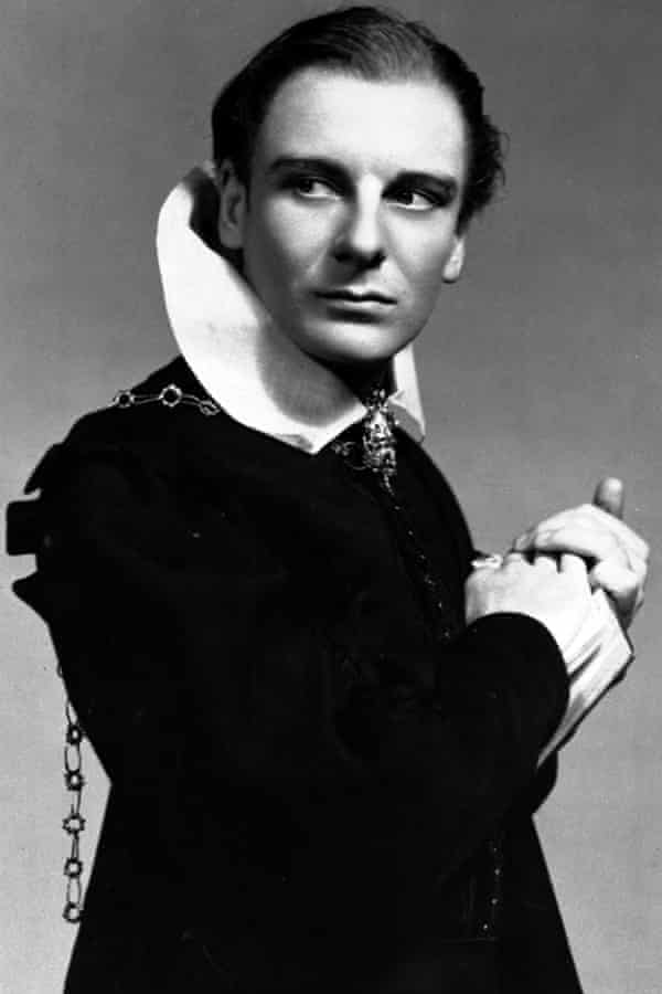 John Gielgud as Hamlet on Broadway in New York in 1936.