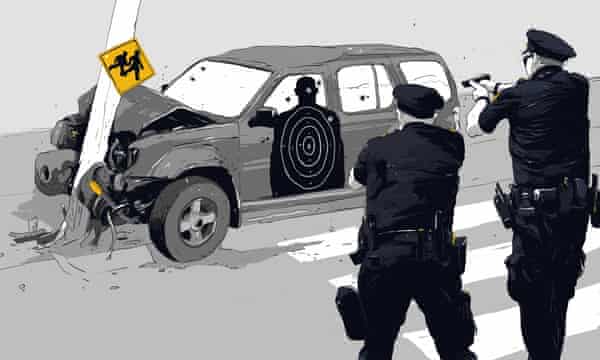 Us Police Act Against Federal Guidelines With Shootings Into Moving Cars Us News The Guardian
