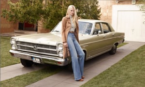 Lara Stone in the H&M ad