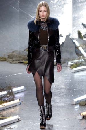 Sheer tights at Rodarte