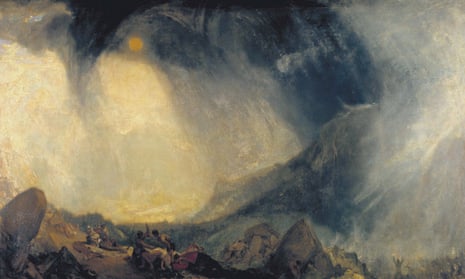 JMW Turner’s ‘Snow Storm: Hannibal and his Army Crossing the Alps’. Photograph: Tate