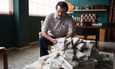 Cash flow … Wagner Moura as Pablo Escobar.