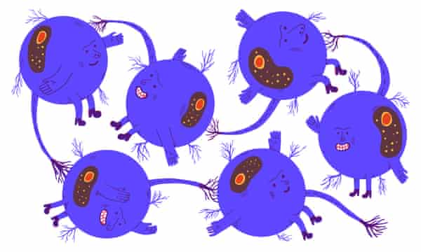 Illustration of neurons 