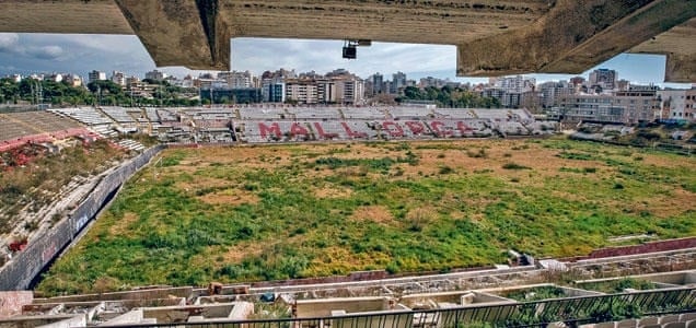 Image result for abandoned football stadium"