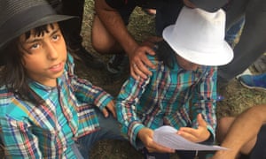 Khaled and Fahed Kashkool, a pair of Syrian twins