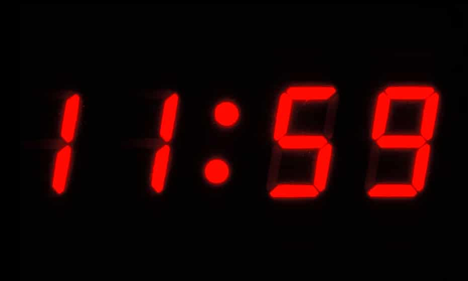 A digital clock, similar to the one built by Ahmed Mohamed.