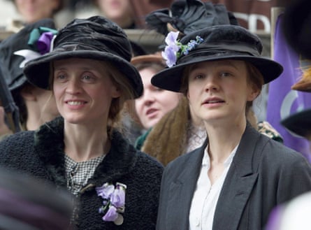 Carey Mulligan and Anne-Marie Duff in a scene from <em>Suffragette</em> (2015).