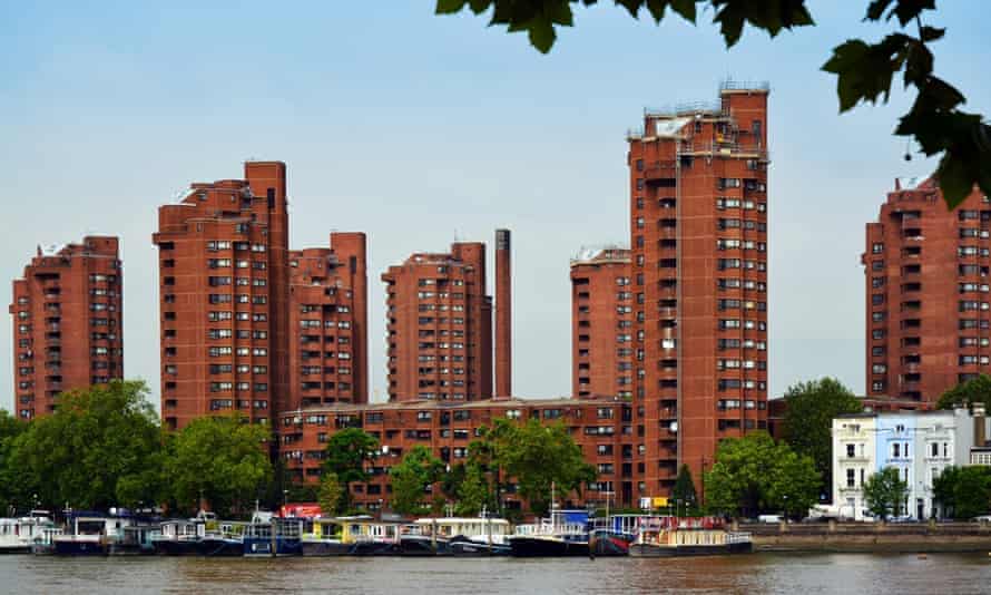 World's End estate across Thames