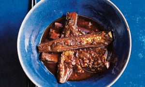 Sichuanese aubergines.