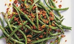 DRY-FRIED FRENCH BEANS WITH MINCED PORK