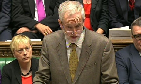 Jeremy Corbyn at prime minister's questions