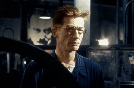 John Hurt in the film 1984: Huxley disagreed with former pupil George Orwell’s ‘Big Brother’ vision of control by force.