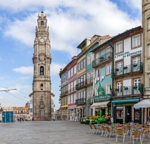 Surfing porto than discover Clérigos Towe, Unesco world heritage.