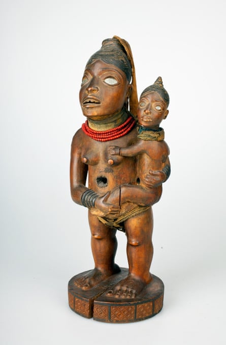 Power Figure: Standing Female with Child 