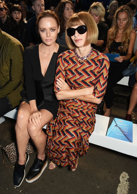 Stella McCartney and Alasdhair Willis after dropping their