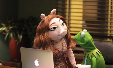 Kermit with his new squeeze, Denise.