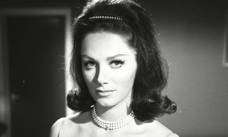 Jackie Collins appearing in an episode of the TV series The Saint in 1963.