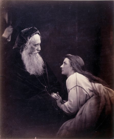 Prospero and Miranda, c 1865, by Julia Margaret Cameron, with sitters Sir Henry Cotton and Mary Ryan.