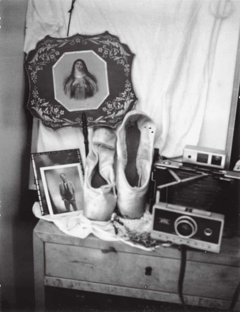 A Polaroid shot taken in Smith's apartment: