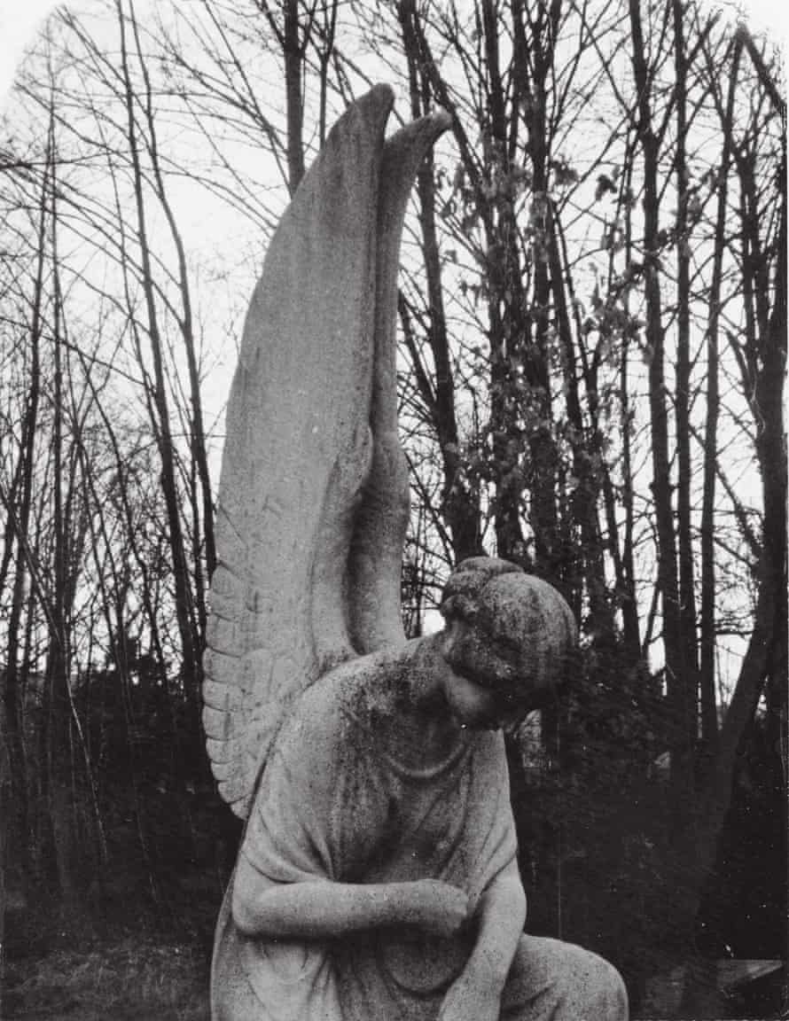 'Guardian angel, Dorotheenstadt Cemetery', east Berlin.