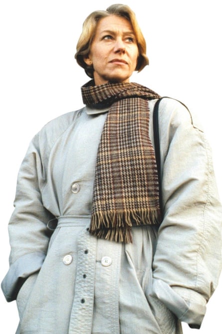 Golda 2023 Helen Mirren Grey Wool Coat