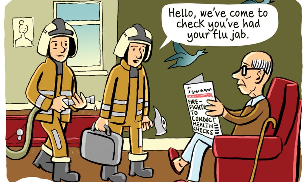 Feel unwell? Call the fire brigade – cartoon | Life and style | The