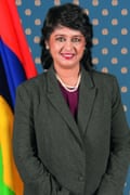 Mauritian president Ameenah Gurib-Fakim