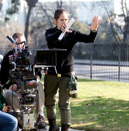 Director Lexi Alexander on set