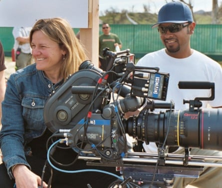 Ellen Kuras, cinematographer, on set
