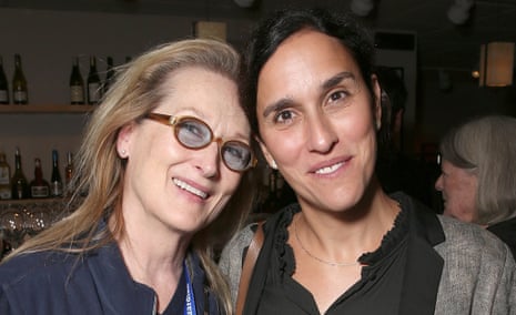 Director Sarah Gavron with Meryl Streep at the premiere of Suffragette in Telluride, Colorado
