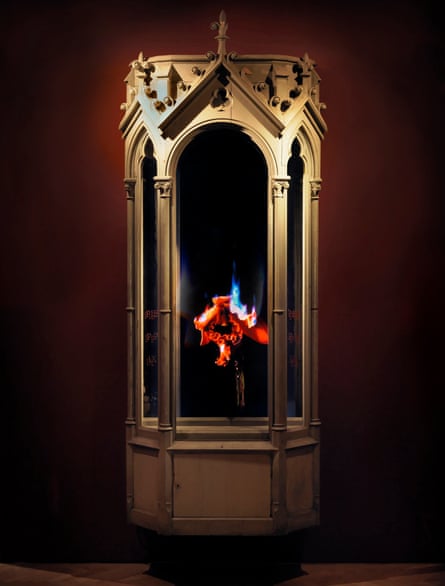 Auto-Immolation, 2010, from Mat Collishaw's New Art Gallery Walsall exhibition in 2015