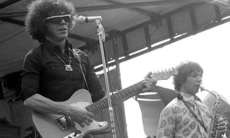 Ray Warleigh, right, plays with Alexis Korner at Hyde Park in 1969 at the Rolling Stones concert in memory of the then recently deceased band founder, Brian Jones.