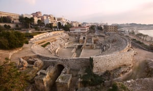 Tarragona's Roman Amphitheatre, built in the second century AD.