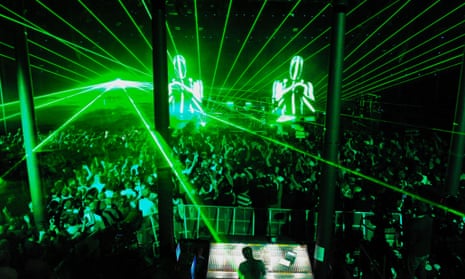 ‘A night of bone and brain-quaking rave intensity’ … Chemical Brothers at Roundhouse, London.