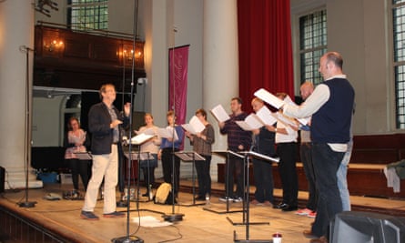 The Tallis Scholars, directed by Peter Phillips, at St John's Smith Square for their 2000th concert.