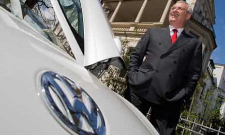 Toxic fallout: Martin Winterkorn, who resigned as CEO of Volkswagen as the crisis unfolded last week.