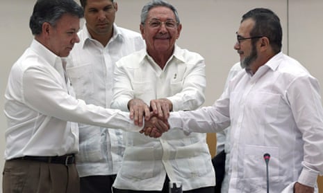 Colombia peace deal with Farc is hailed as new model for ending ...