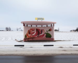 Mural on a bus stop in Belarus. From the It Must Be Beautiful project by Alexandra Soldatova.