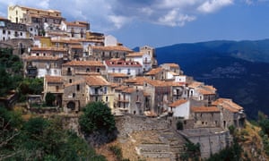 The town of Sellia, Italy