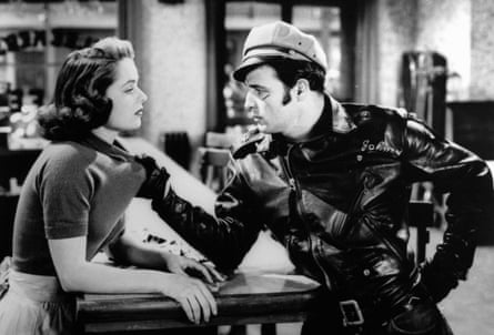 Brando with Mary Murphy in The Wild One (1953)