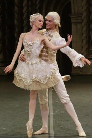 Svetlana Zakharova and Jacopo Tissi in The Sleeping Beauty at La Scala