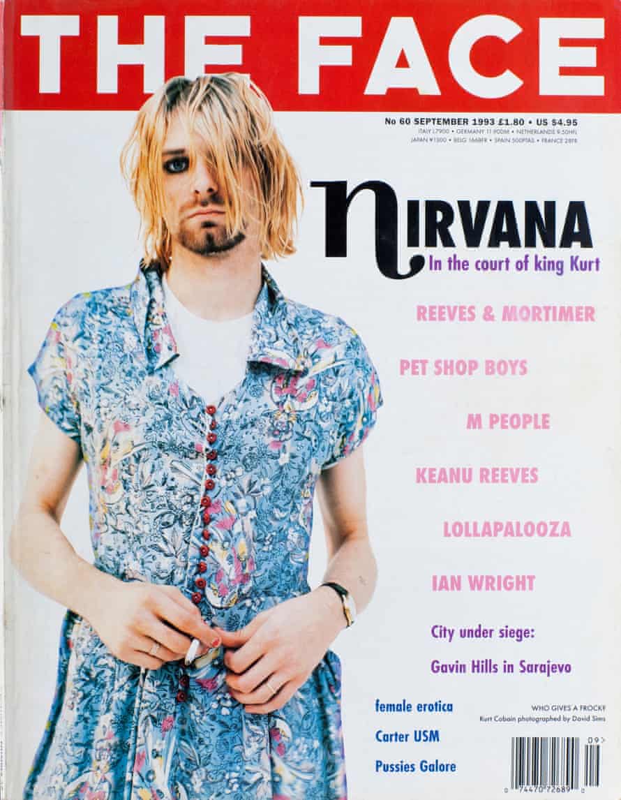 Kurt Cobain on the cover of The Face, September 1993.
