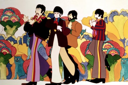 The Beatles' Yellow Submarine, 1968. Photograph: Everett Collection/Rex Feature