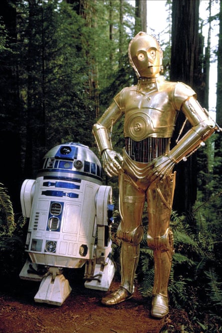R2-D2 & C-3PO in Return of the Jedi.