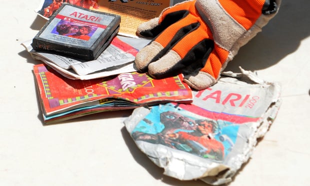 A copy of Atari's terrible E.T. video game, recently recovered from the Alamogordo landfill in New Mexico, where thousands of unsold copies were dumped in the 1980s
