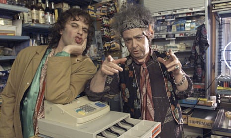 Phil Cornwell as Mick Jagger and John Sessions as Keith Richards in Stella Street