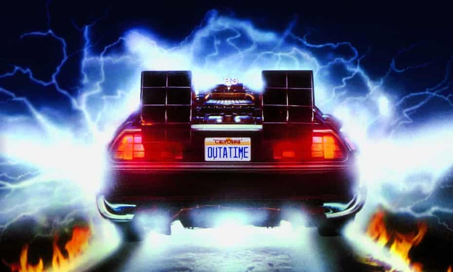 Let's do the timewarp again ... the DeLorean heads for 1955 in Back to the Future